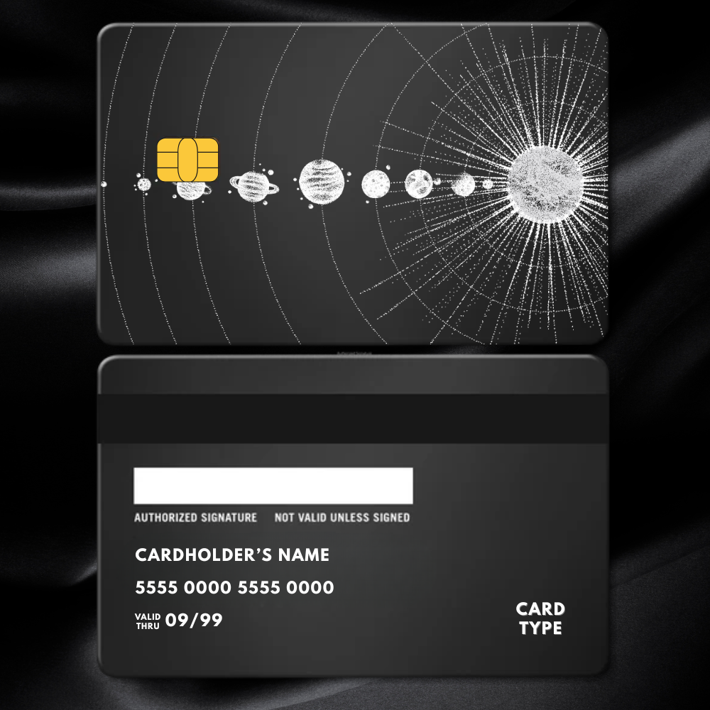 Solar Eclipse | Plastic to Metal Card Conversion