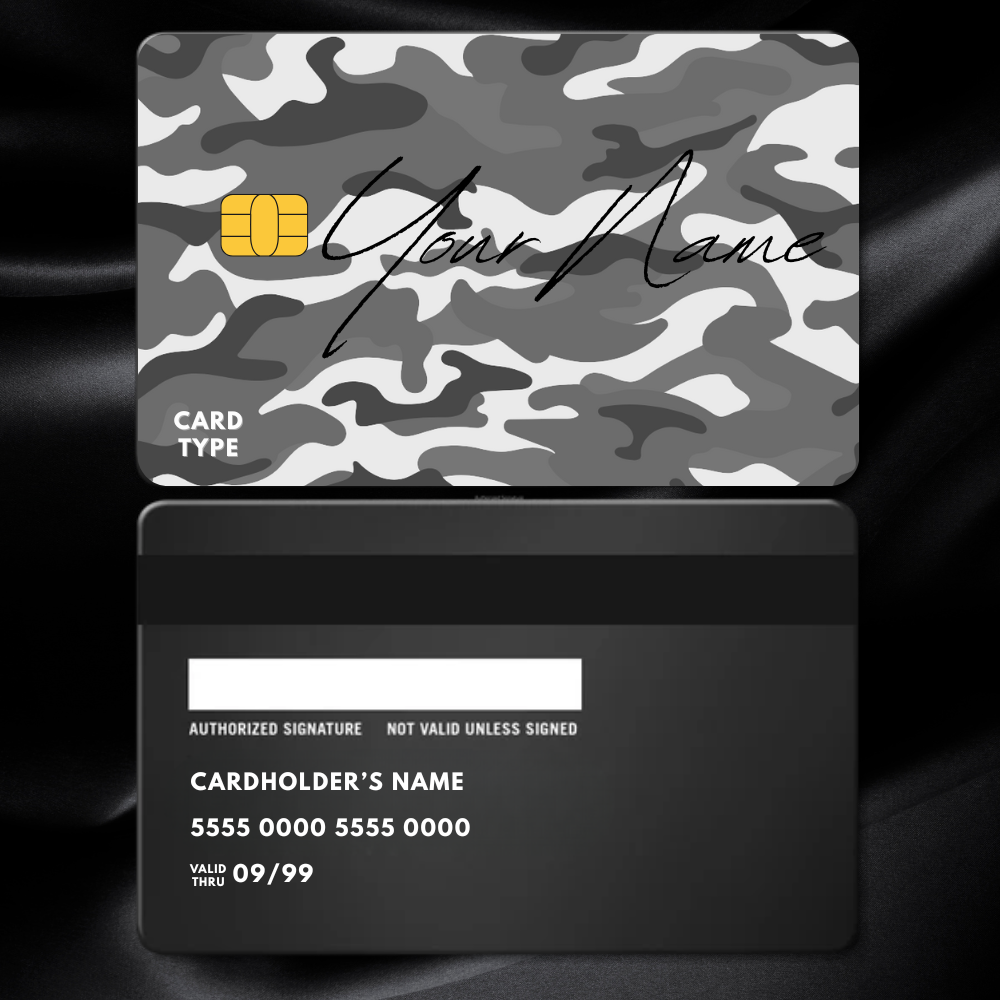 Camouflage | Plastic to Metal Card Conversion
