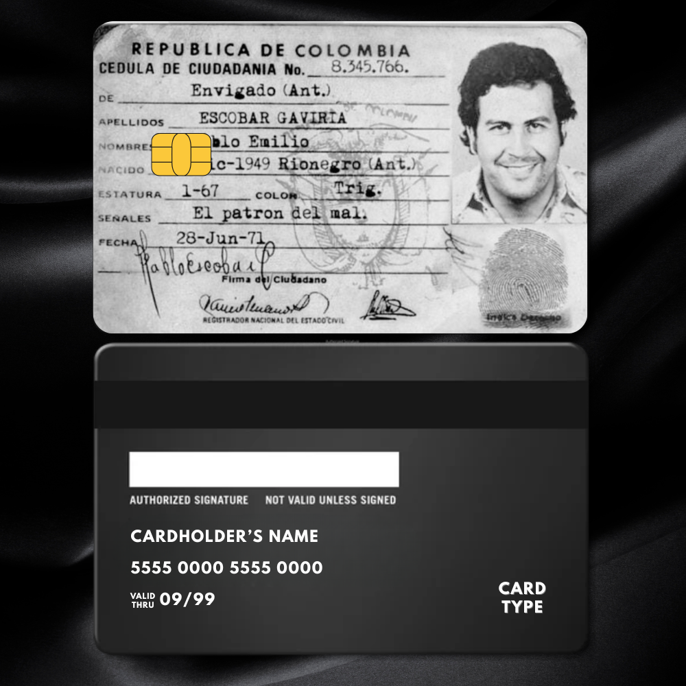 Mr. Escober | Plastic to Metal Card Conversion