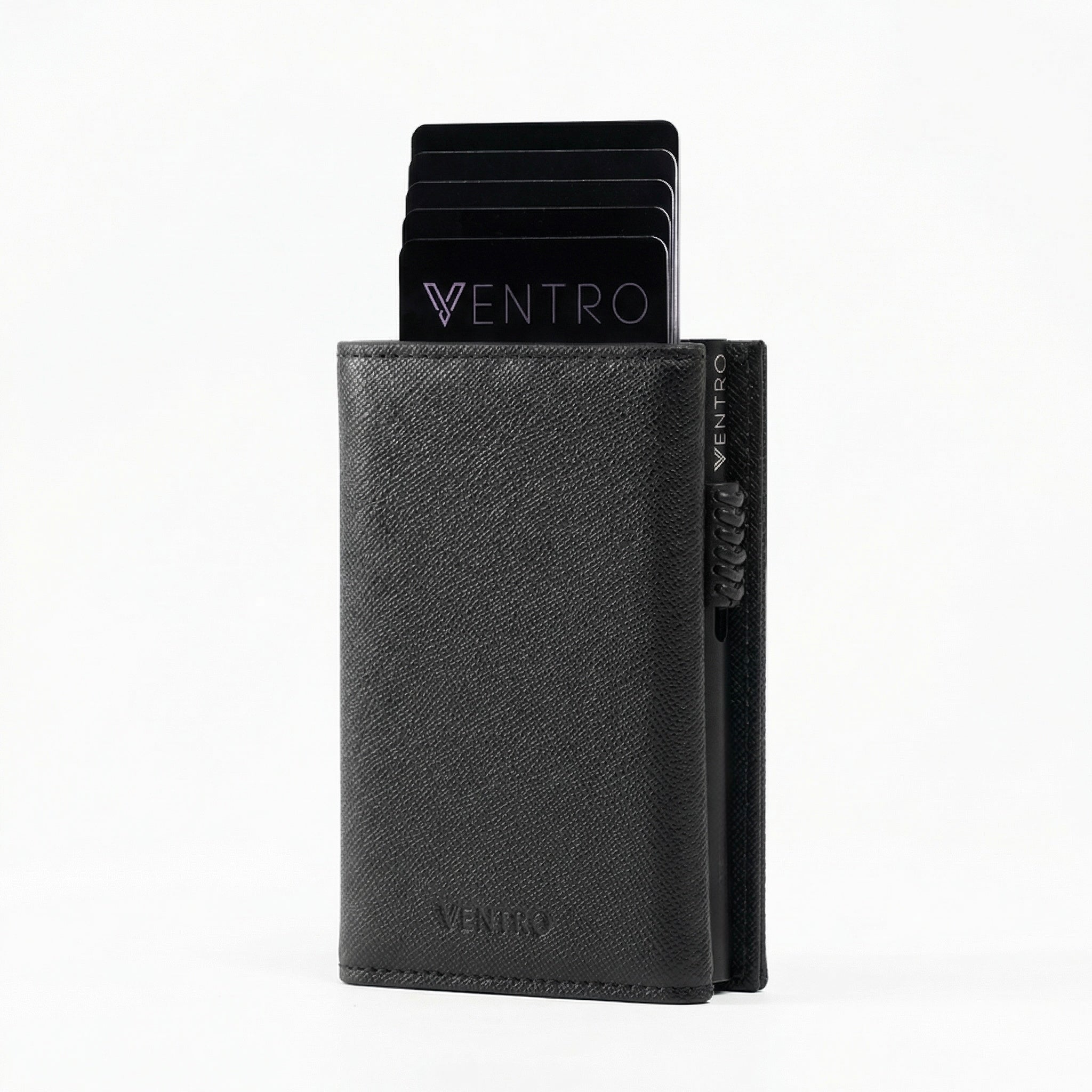 Saffiano black ventro nfc wallet