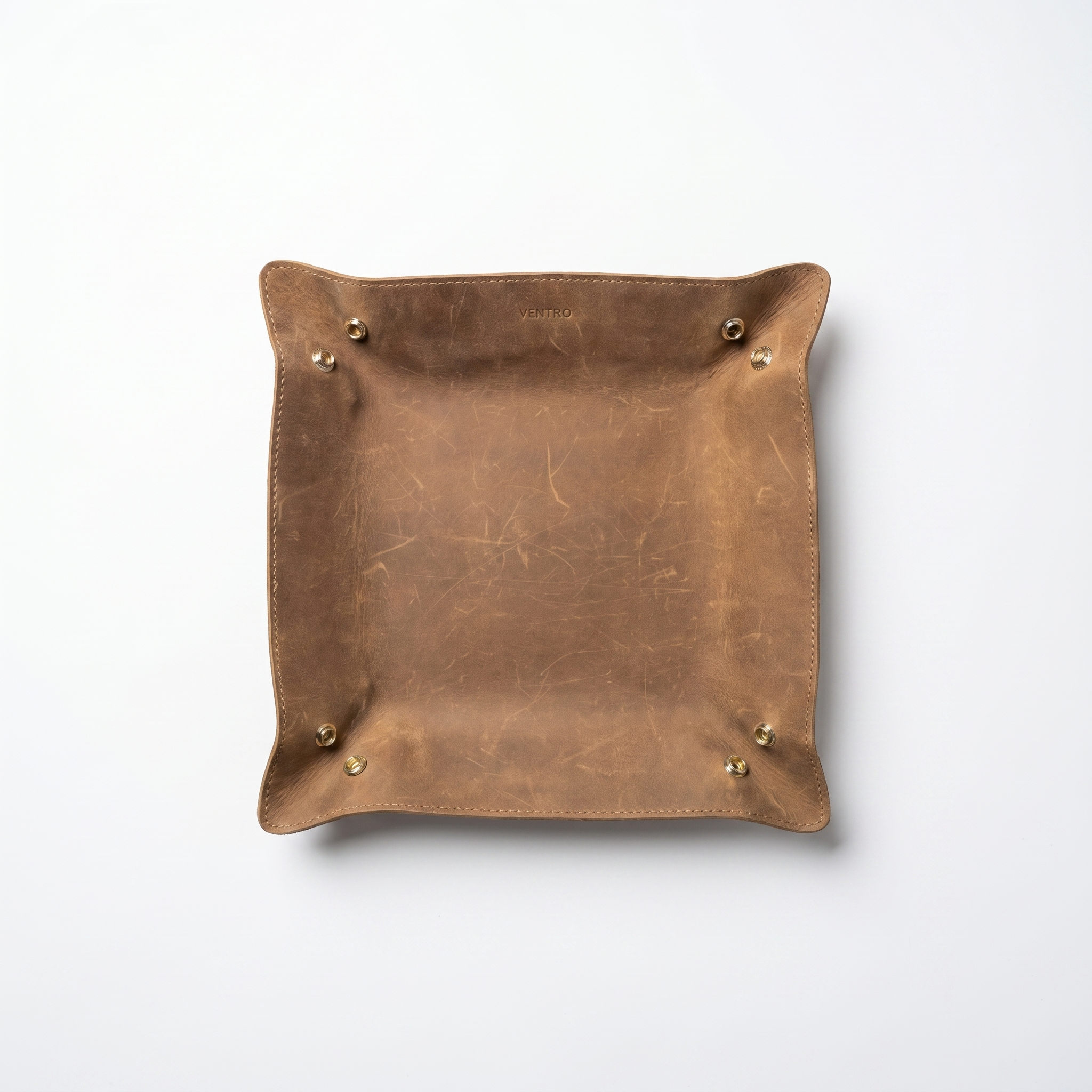 The Valet | Crazy Horse Leather Tray