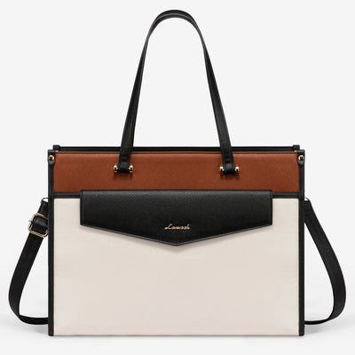 Porter Tote leather work bag for women by Ventro — product photo 2