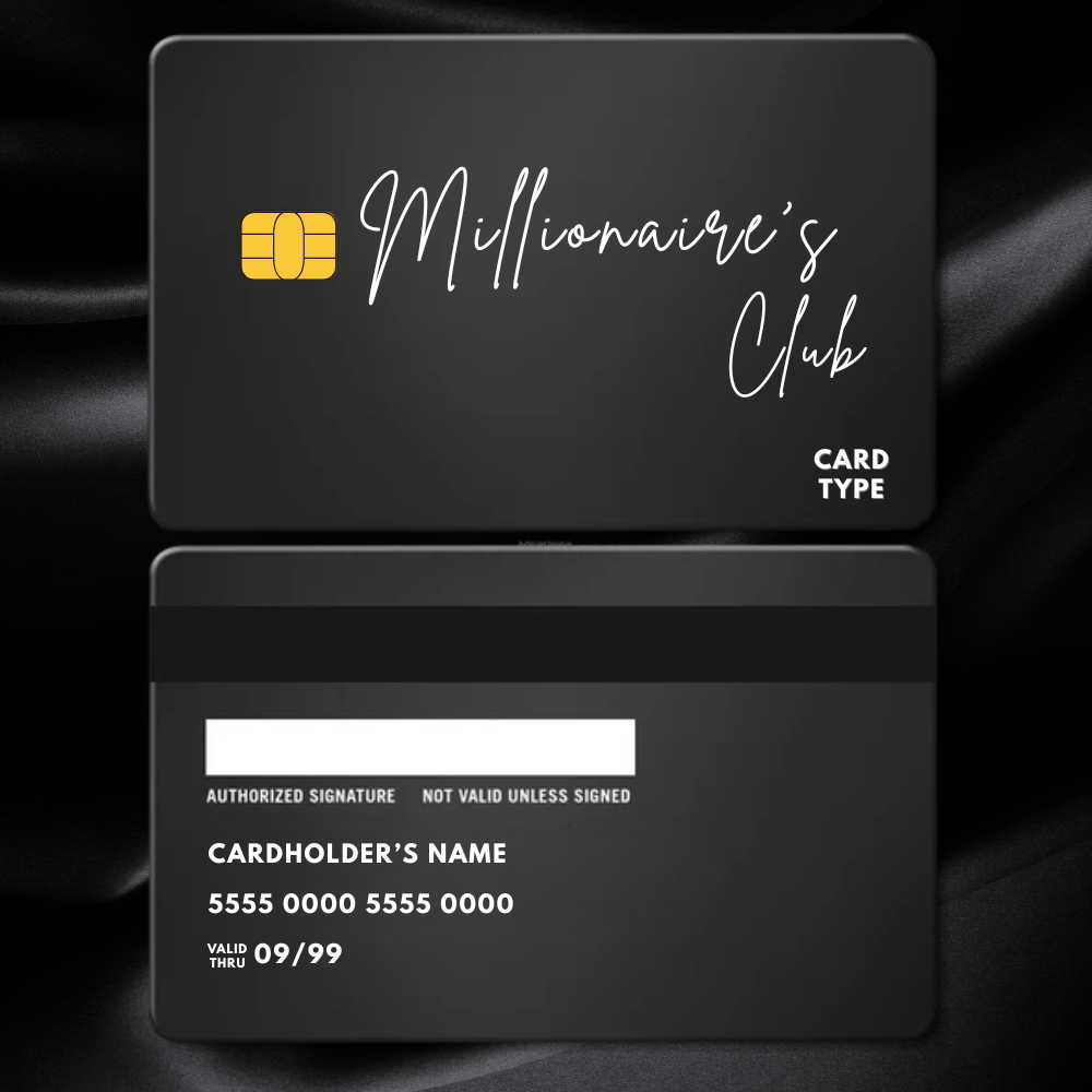 Millionaire's Club | Plastic to Metal Card Conversion