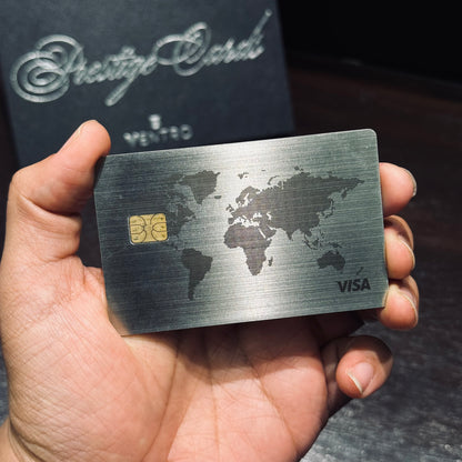 Metal Bank Card Without NFC | Prestige Cards