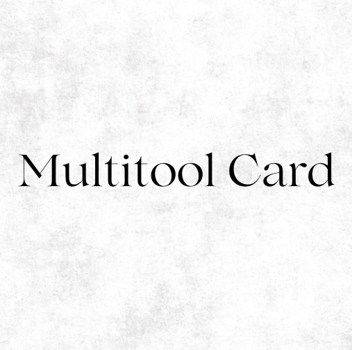 Ventro Multitool Card | 27-in-1 Slim Survival Tool