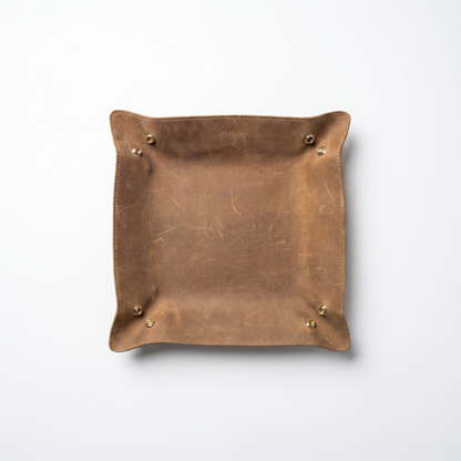 The Valet | Crazy Horse Leather Tray