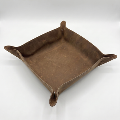 The Valet | Crazy Horse Leather Tray