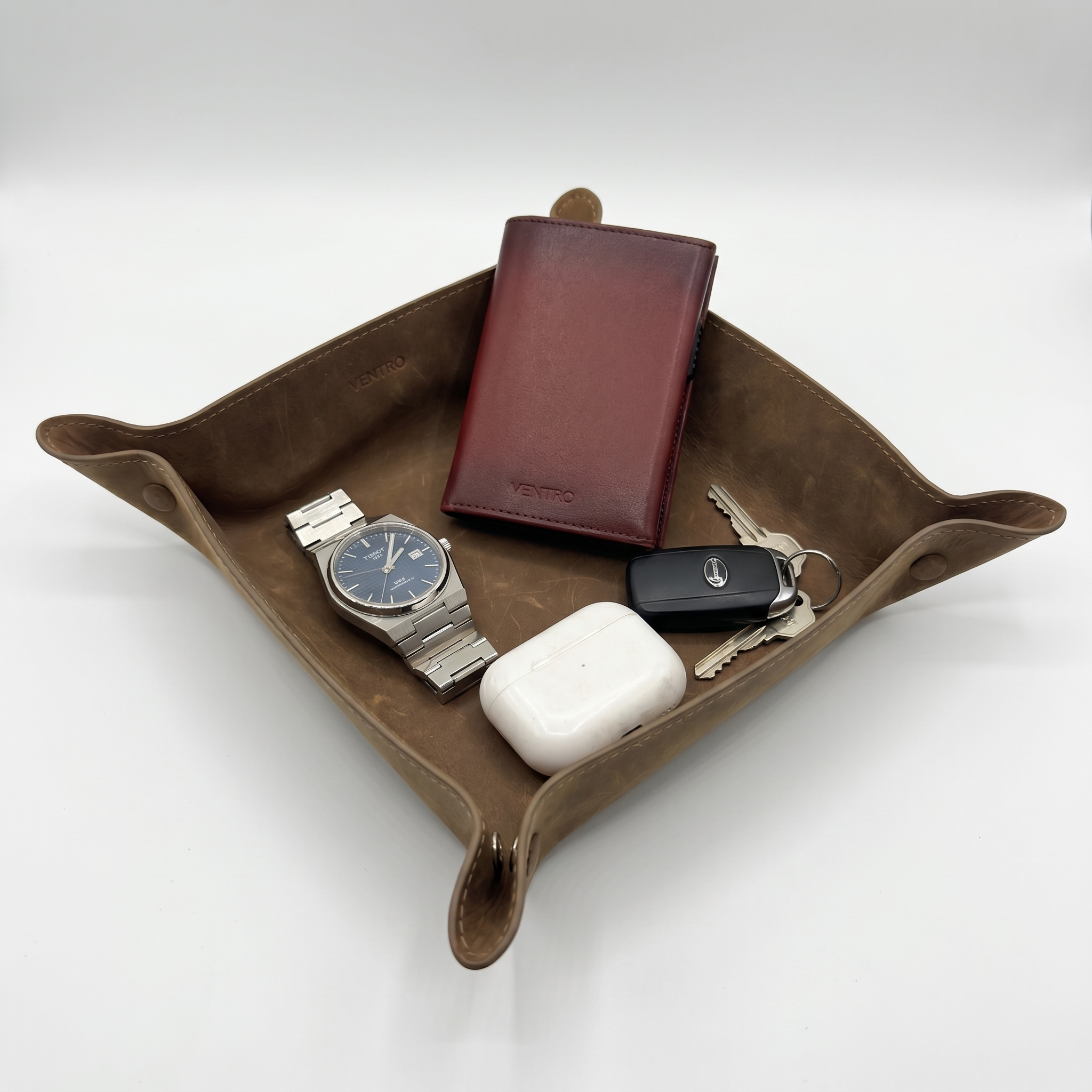 The Valet | Crazy Horse Leather Tray