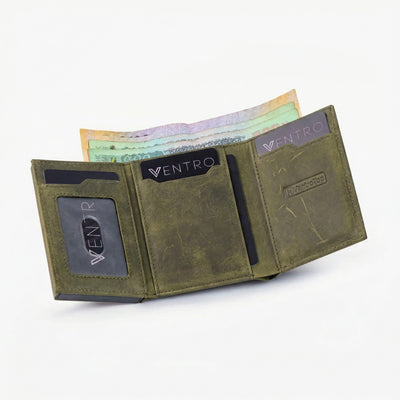 Genesis Ember crazy horse leather NFC wallet by Ventro — product photo 4
