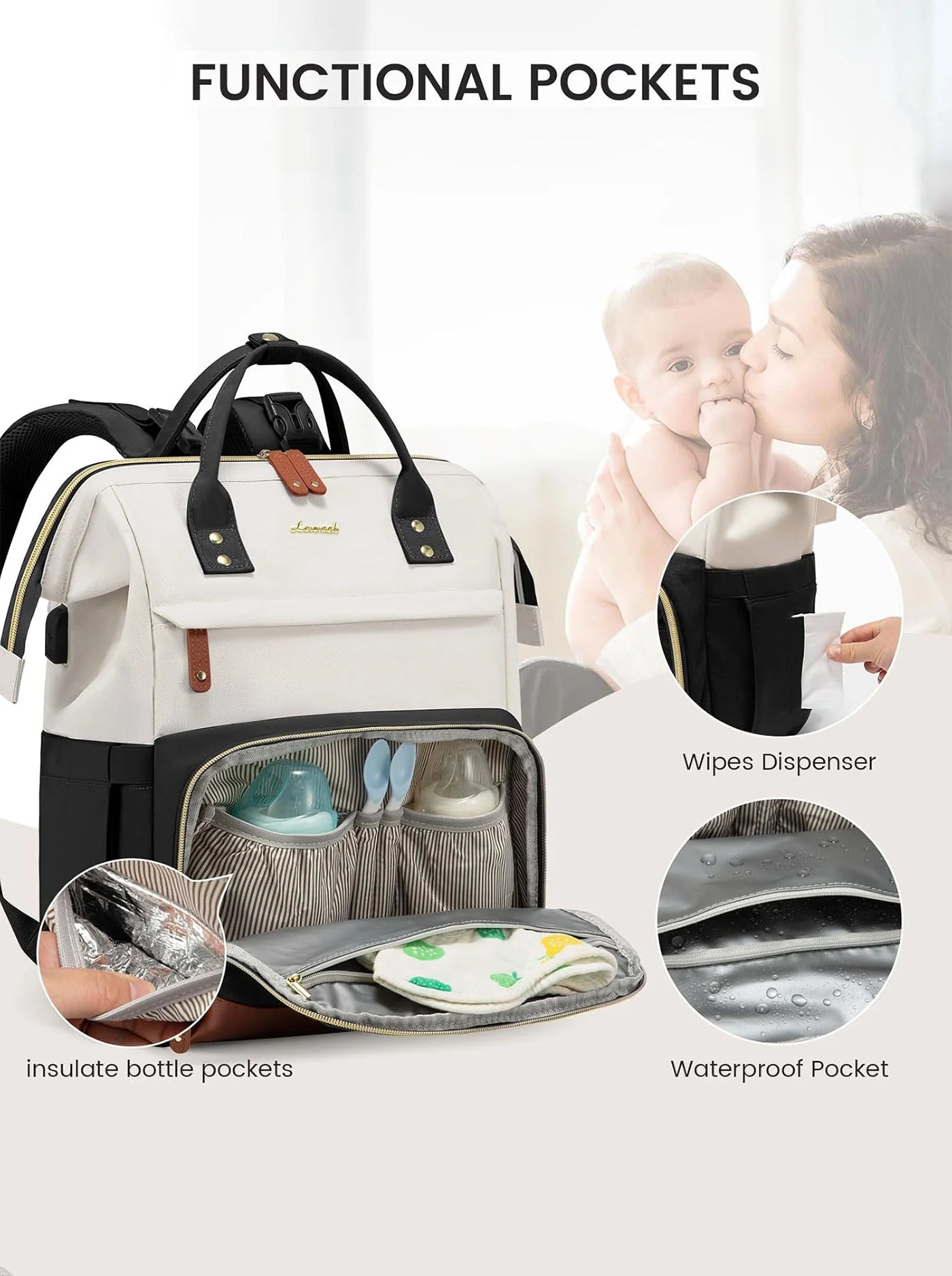 Porter BabyPack | Designed for Mom, Built for Baby (Pre-Order-30th Nov. Delivery)