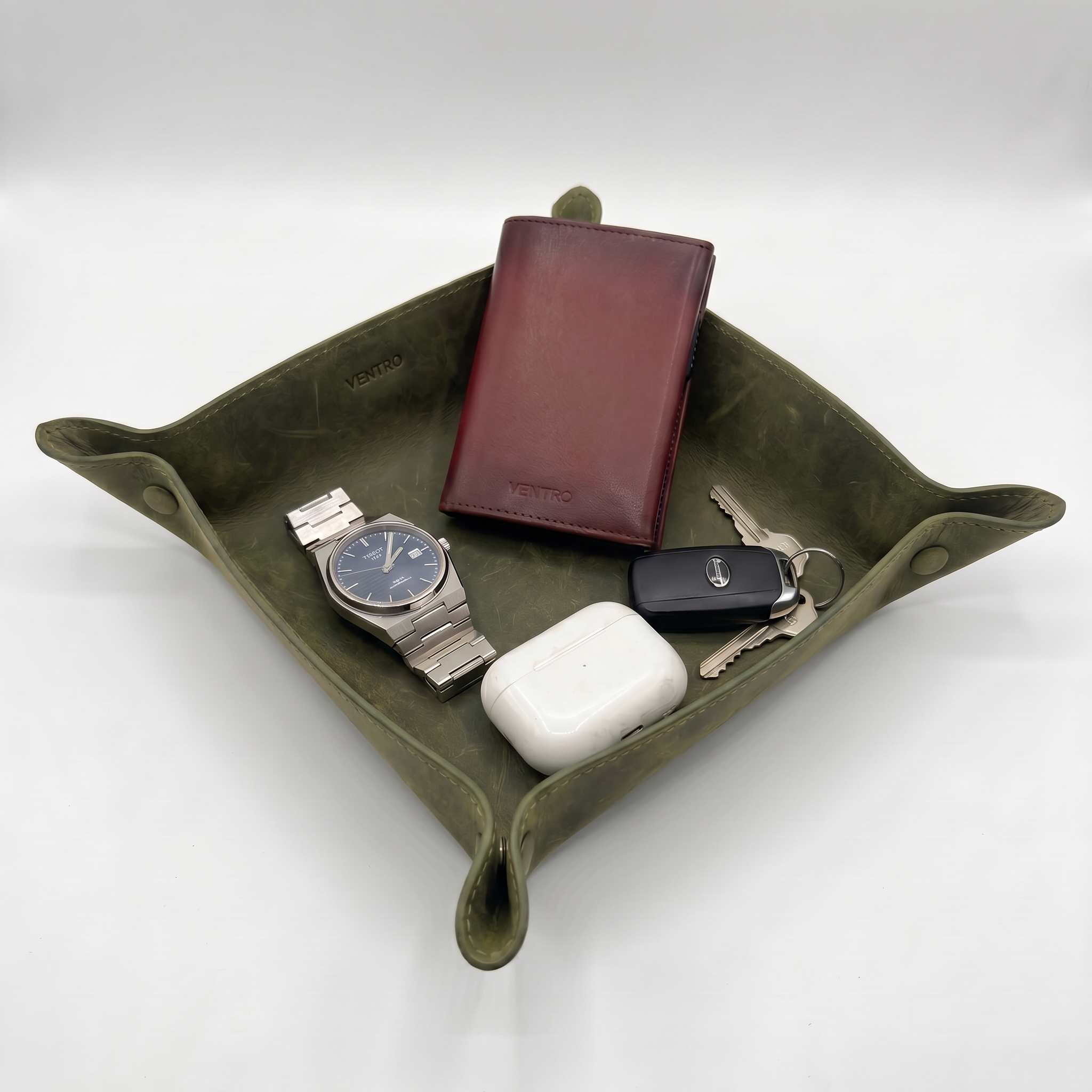 The Valet | Crazy Horse Leather Tray