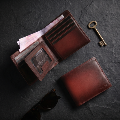 Heritage Artisan handcrafted leather bifold wallet by Ventro