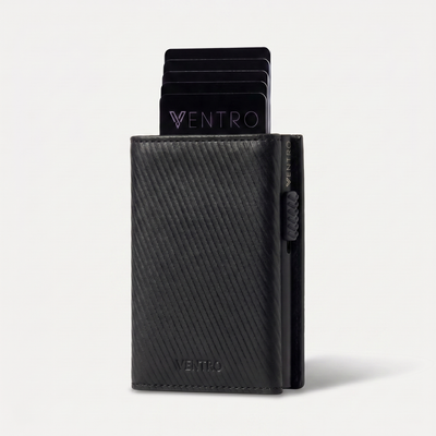 Genesis Élan textured full grain leather NFC wallet by Ventro — product photo 10