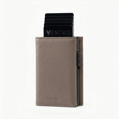 Ventro cardholder with cards on a white background